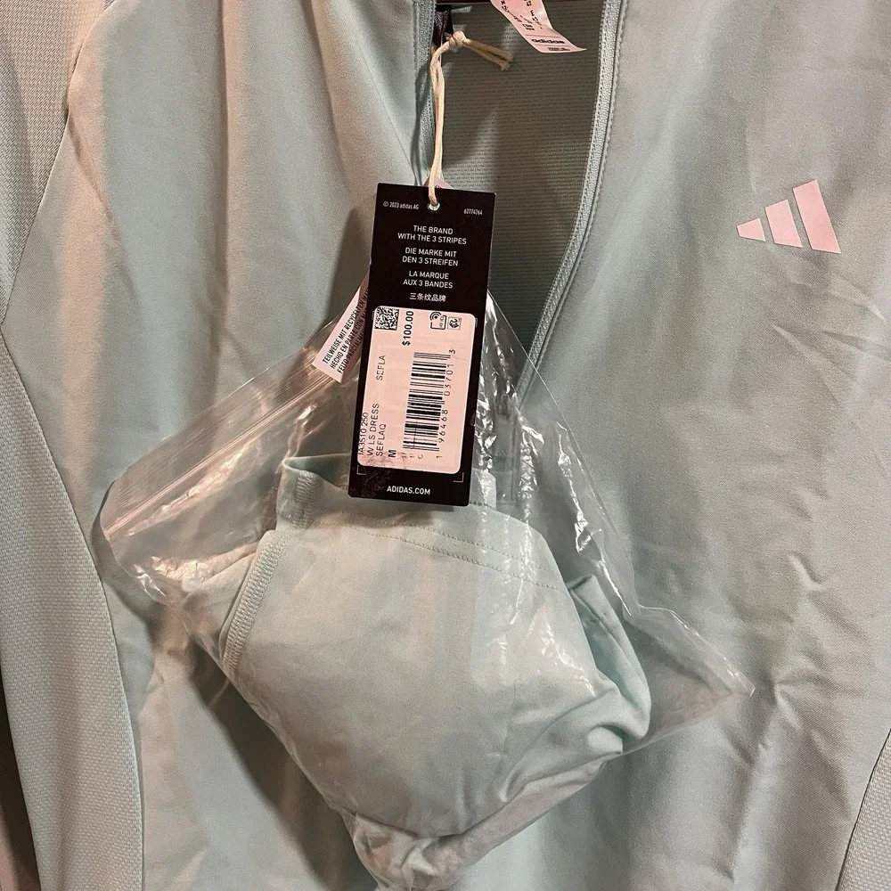 Adidas Light Blue Golf Athletic Dress - Women's Size M - Picture 4 of 8